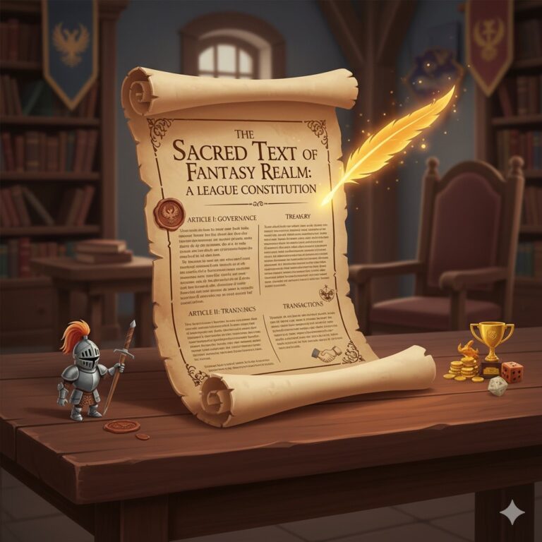 Fantasy League Constitution