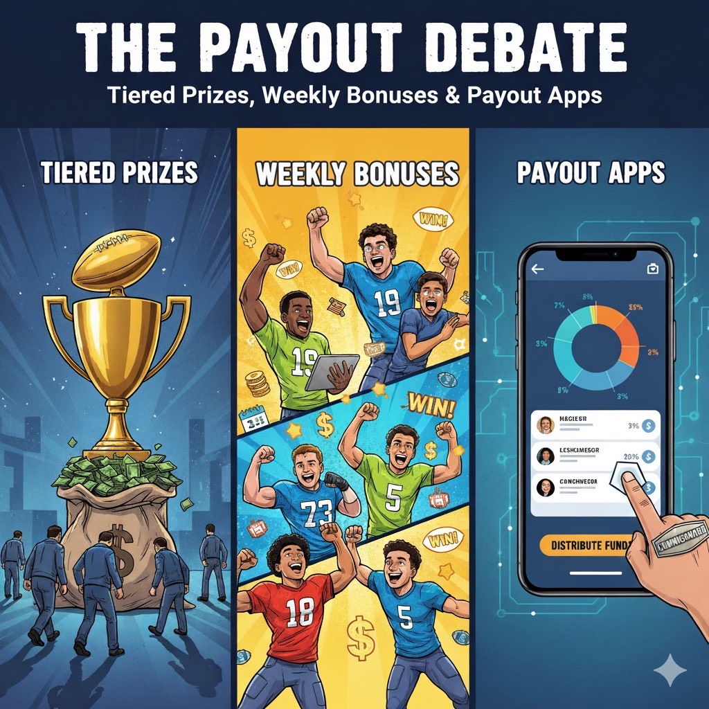 The Payout Debate: Tiered Prizes, Weekly Bonuses, and Payout Apps