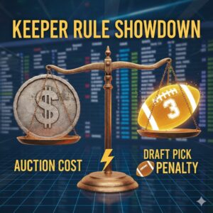 Keeper League Showdown - Auction Cost vs Draft Pick Penalty