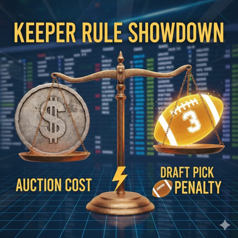 Keeper League Showdown - Auction Cost vs Draft Pick Penalty